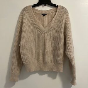 Dynamite Cozy Vneck Knight Sweater (medium)
